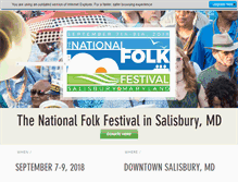 Tablet Screenshot of nationalfolkfestival.com